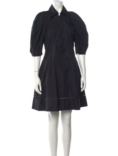 Pre-owned Khaite Mini Dress In Black