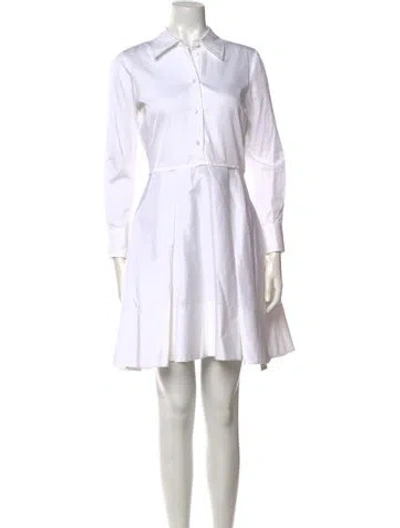 Pre-owned Khaite Mini Dress In White