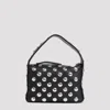 Khaite Elena Small Studded Textured-leather Shoulder Bag In Black