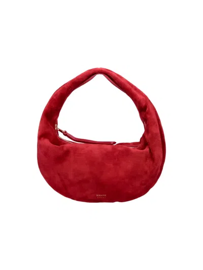 Khaite Mini Hobo Bag "olivia" In Red