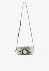 Khaite Mini Kye Snakeskin Embossed Leather Crossbody Bag In Multi