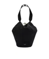 Khaite Mini Lotus Tote Bag In Black