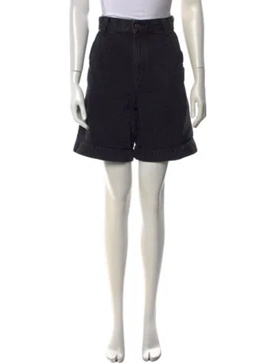 Pre-owned Khaite Mini Shorts In Black