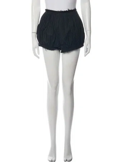 Pre-owned Khaite Mini Shorts In Black