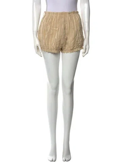 Pre-owned Khaite Mini Shorts In Blue