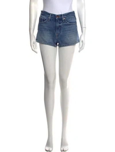 Pre-owned Khaite Mini Shorts In Blue