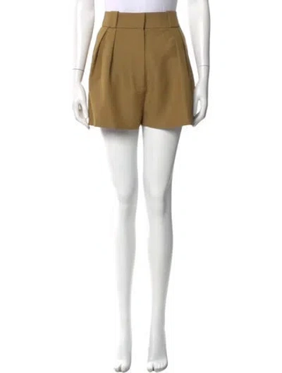 Pre-owned Khaite Mini Shorts In Green