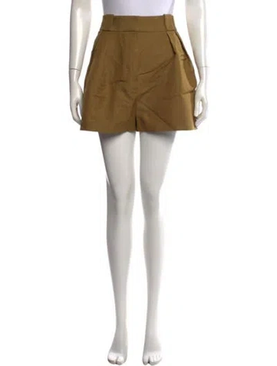 Pre-owned Khaite Mini Shorts In Green