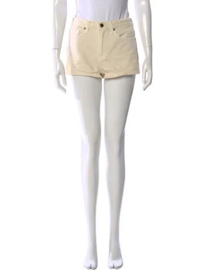 Pre-owned Khaite Mini Shorts In Neutral