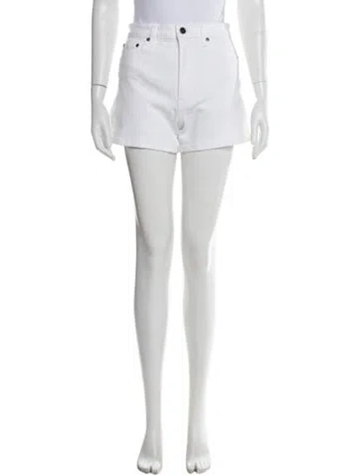 Pre-owned Khaite Mini Shorts In Neutral