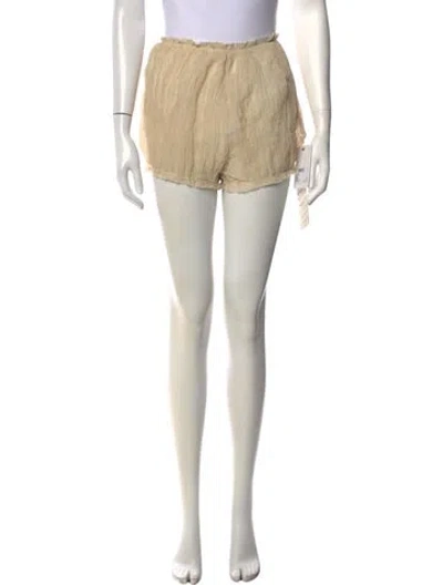 Pre-owned Khaite Mini Shorts W/ Tags In Neutral