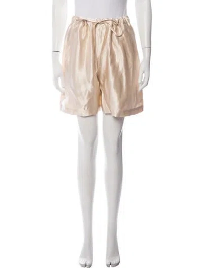 Pre-owned Khaite Mini Shorts W/ Tags In Neutrals