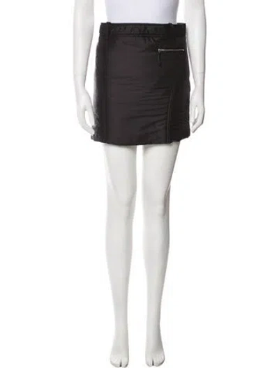 Pre-owned Khaite Mini Skirt In Black