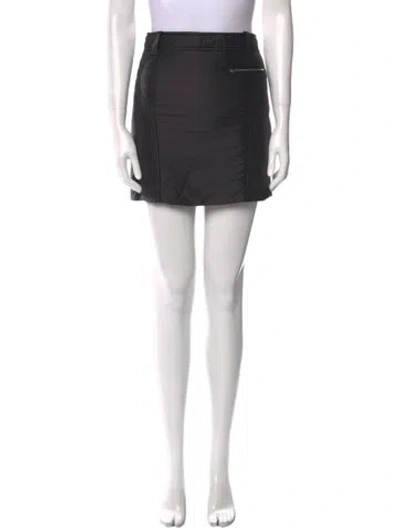 Pre-owned Khaite Mini Skirt In Black