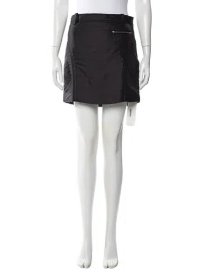 Pre-owned Khaite Mini Skirt In Black