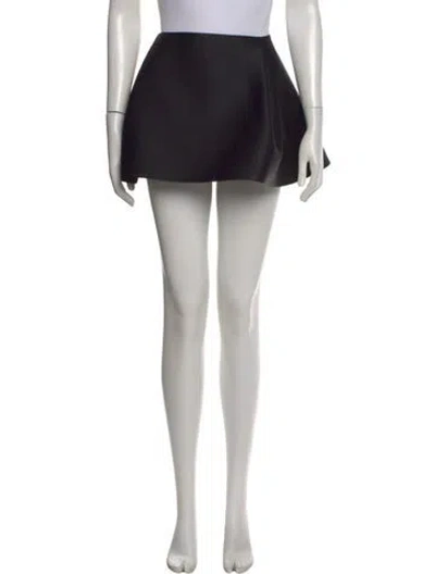 Pre-owned Khaite Mini Skirt In Black