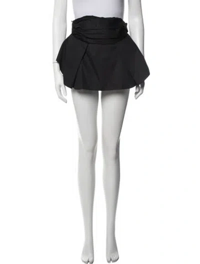 Pre-owned Khaite Mini Skirt In Black