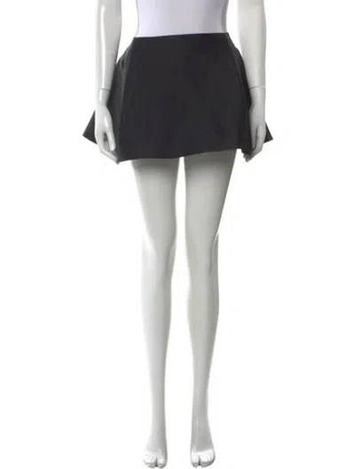 Pre-owned Khaite Mini Skirt W/ Tags In Black