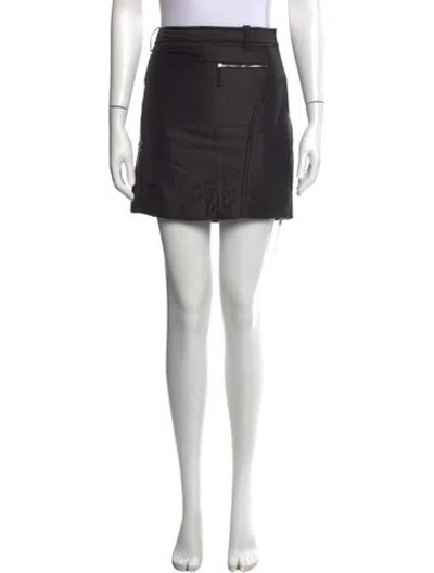 Pre-owned Khaite Mini Skirt W/ Tags In Black