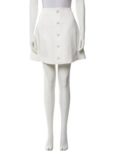 Pre-owned Khaite Mini Skirt W/ Tags In White