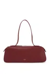 Khaite Mini Smooth Leather Shoulder Handbag In Red