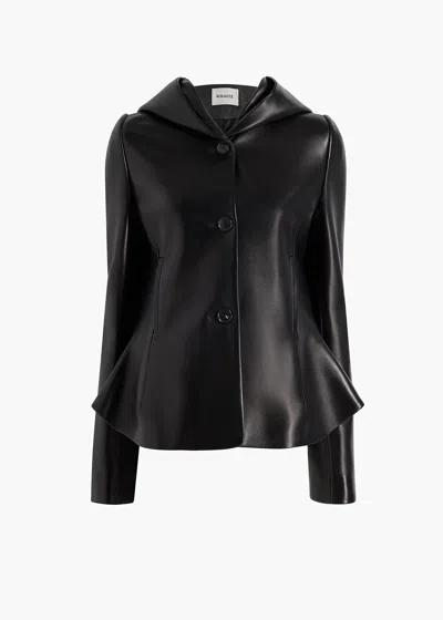 Khaite Mini Trendsetter Jacket In Black