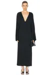 Khaite Minter Dress In Black