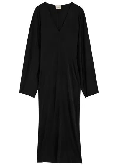 KHAITE KHAITE MINTER JERSEY MIDI DRESS
