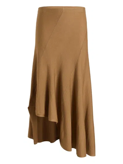 KHAITE MIRANDA SSYMMETRIC SKIRT
