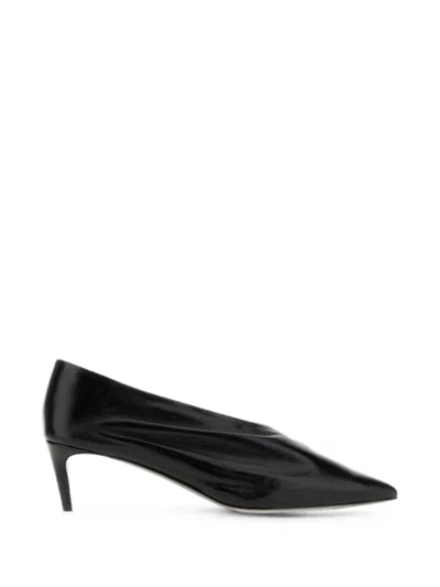 Khaite Miriam Ruched Pumps In Black