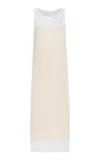Khaite Miriele Bouclé-inlaid Knit Maxi Dress