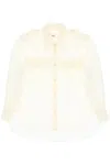 Khaite Missa Silk Shirt In Neutro