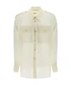 Khaite Missa Silk Shirt In White