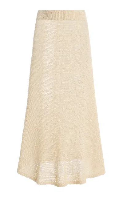 Khaite Inaya Skirt In Neutral