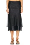 Khaite Monina Skirt In Black