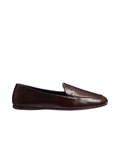 Khaite Monroe Boat Shoes In Black