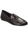 Khaite Black Nappa Leather Monroe Loafers