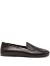 Khaite Monroe Nappa Leather Loaf In Brown