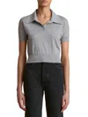 Khaite Morgane Top In Mercury In Gray
