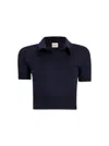 Khaite Morgane Top Midnight Navy In Blue