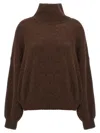 Khaite Morris Cashmere Blend Turtleneck Sweater