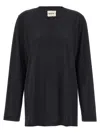 Khaite Round Collar And Long-sleeved T-shirt