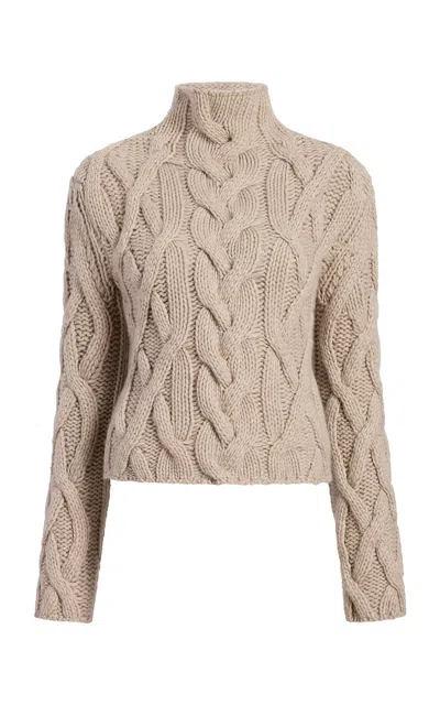 Khaite Mountain Cashmere Sweater In Brown