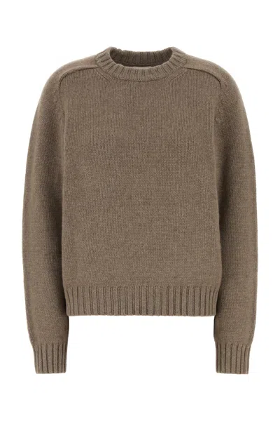 KHAITE KHAITE MUD CASHMERE MAE SWEATER