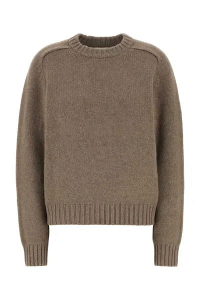 Khaite Mud Cashmere Mae Sweater