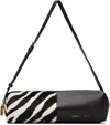 Khaite Kye Zebra-print Calf Hair And Leather Shoulder Bag
