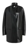 Khaite Mura Oversized Plongé Leather Coat