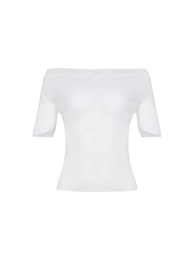 Khaite Nadine Top Optic White