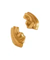 Khaite Nail And Button Earrings In Gold