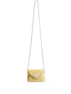 Khaite Nano Bobbi Crossbody Bag In Gelb